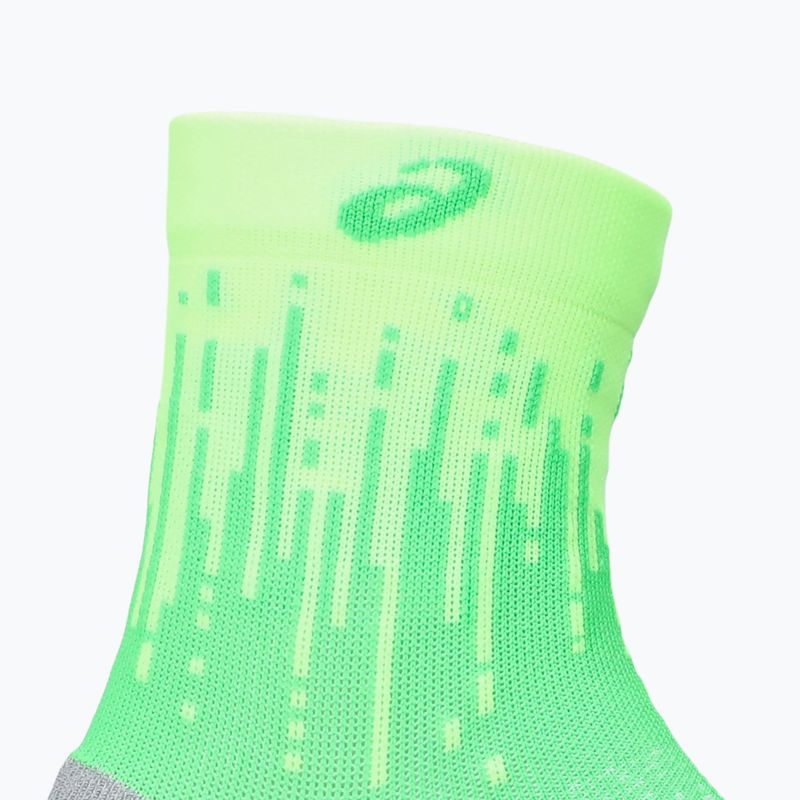 Zoknik ASICS Performance Run Quarter illuminate green/vital green 3