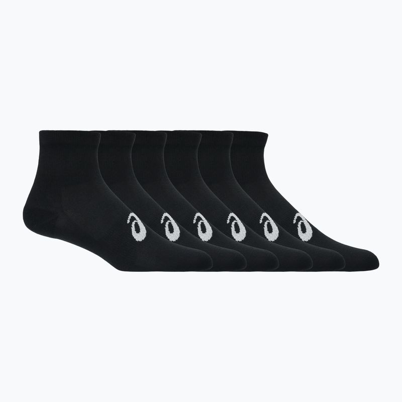 Zokni ASICS Quarter 6 pairs performance black