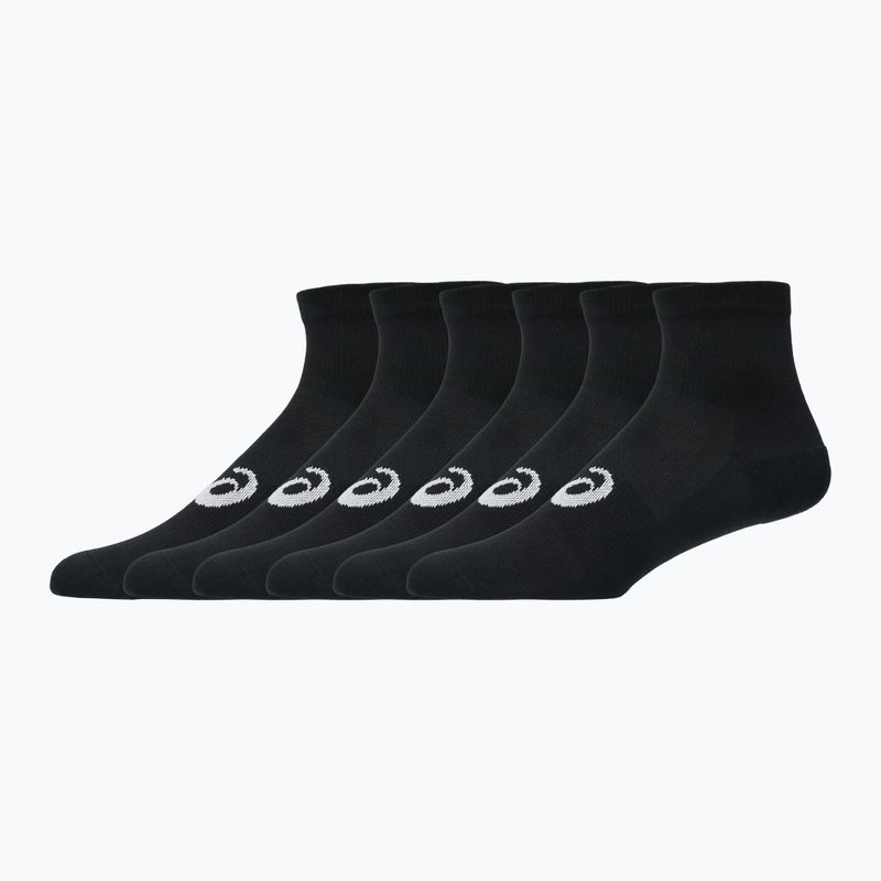 Zokni ASICS Quarter 6 pairs performance black 2