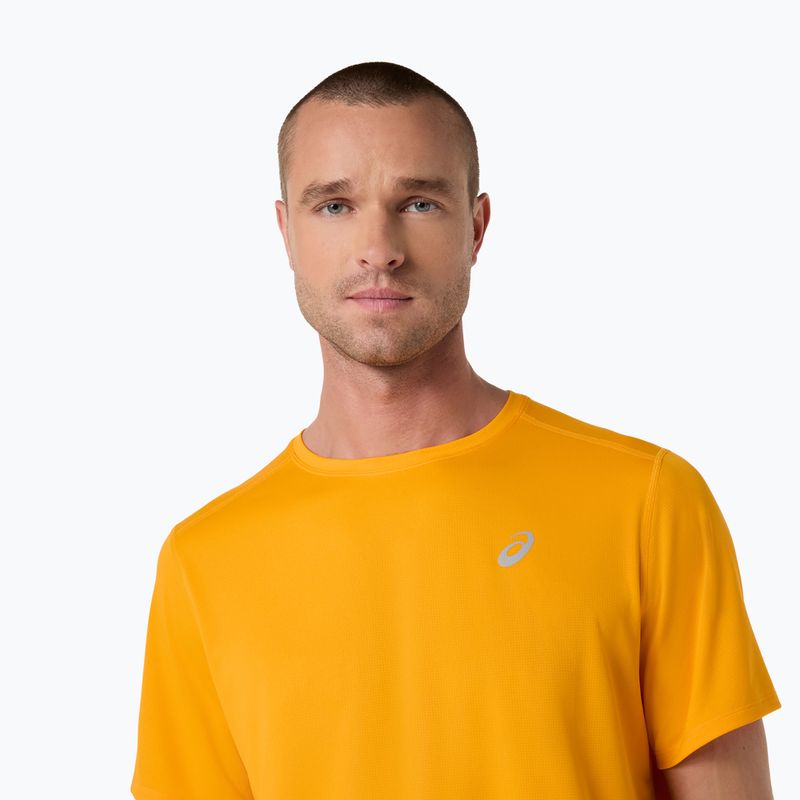 Férfi futópóló Asics Core SS golden yellow 5
