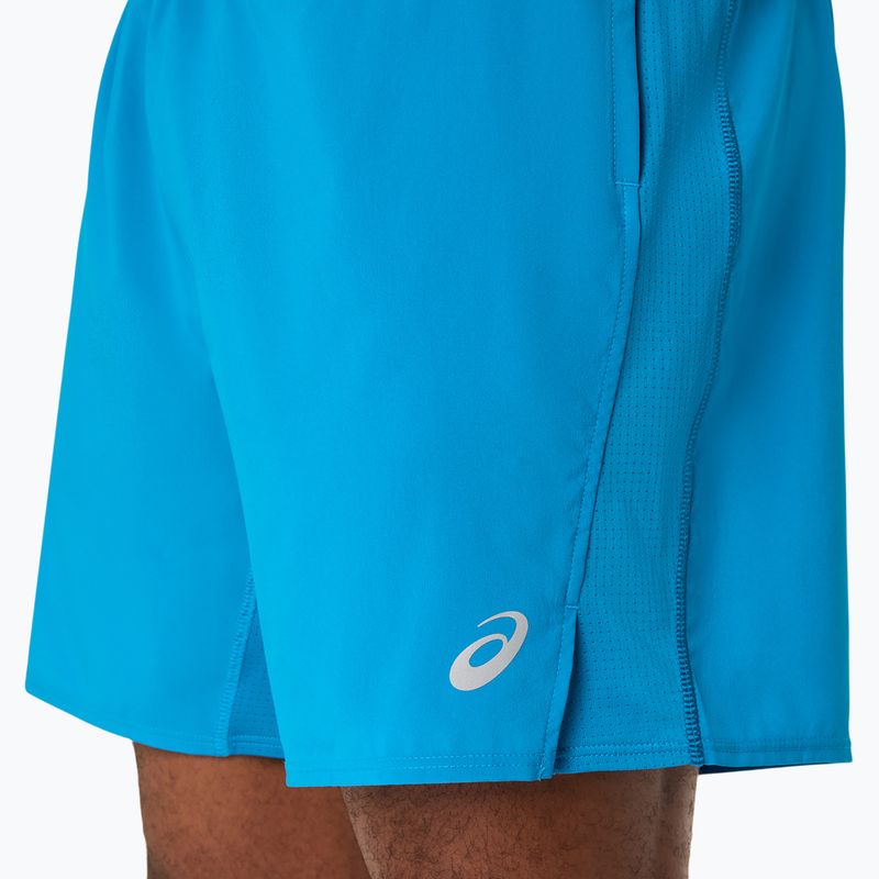 Férfi futó rövidnadrág ASICS Icon 7IN Aegean Blue/Cream 8