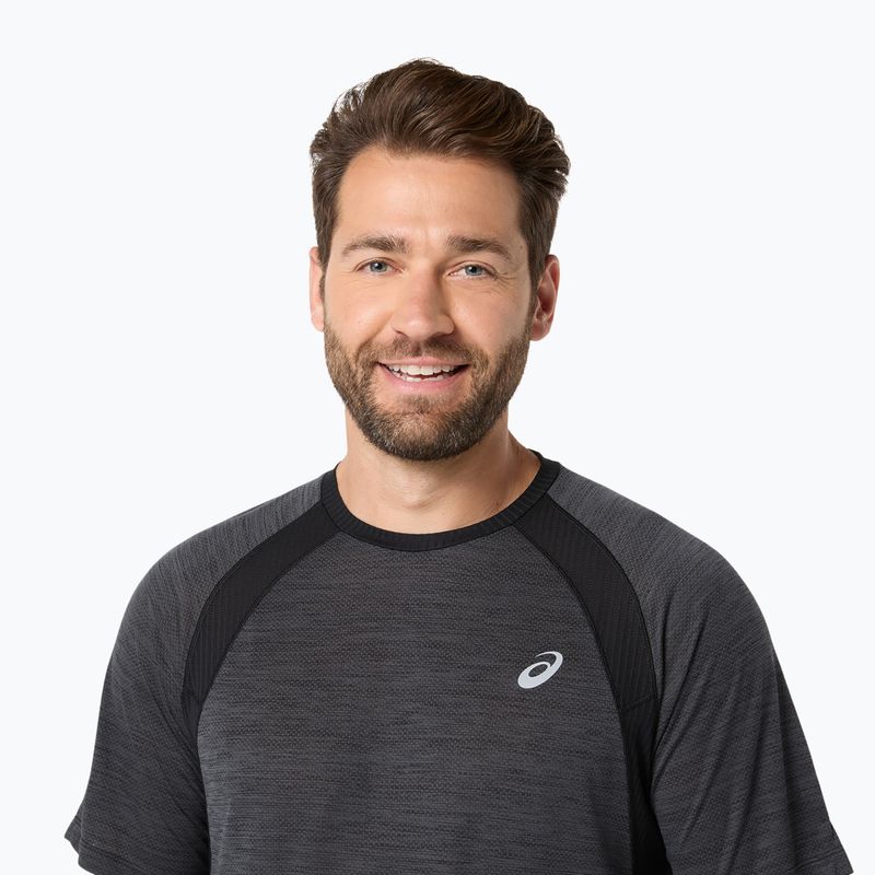 Férfi futópóló ASICS Road performance black 5