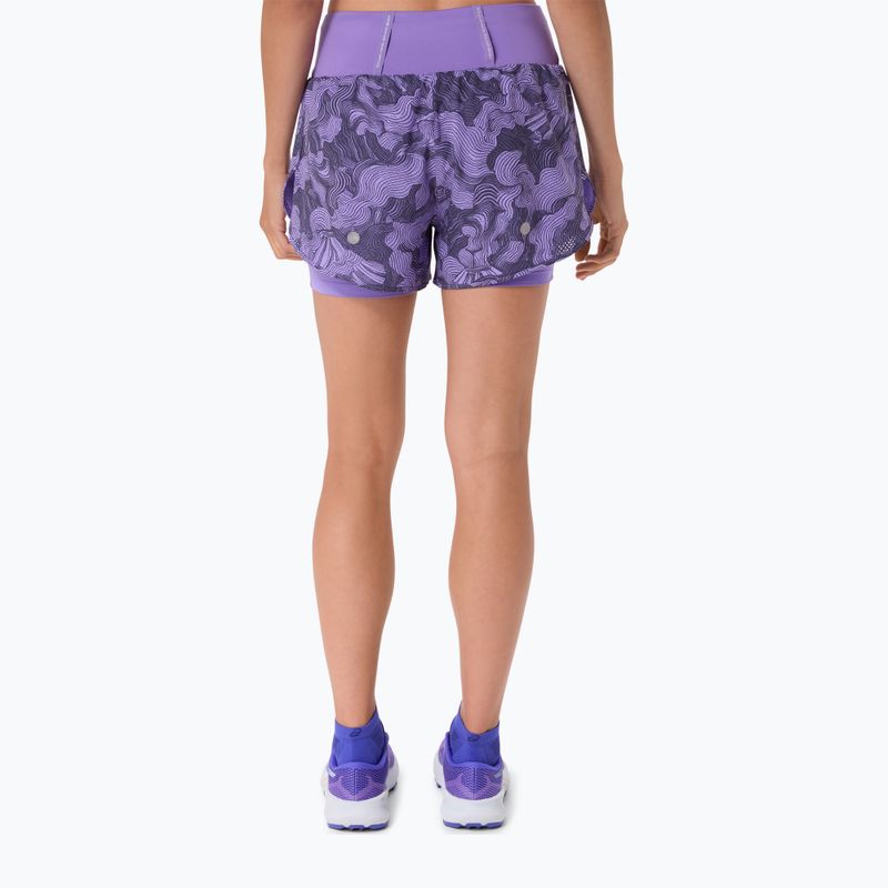 Női futóshort ASICS Road All Over Print amethyst 3