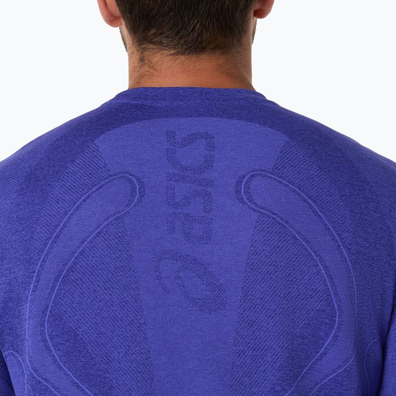 Férfi hosszú ujjú futópóló ASICS Road Seamless LS cobalt burst/eggplant 6