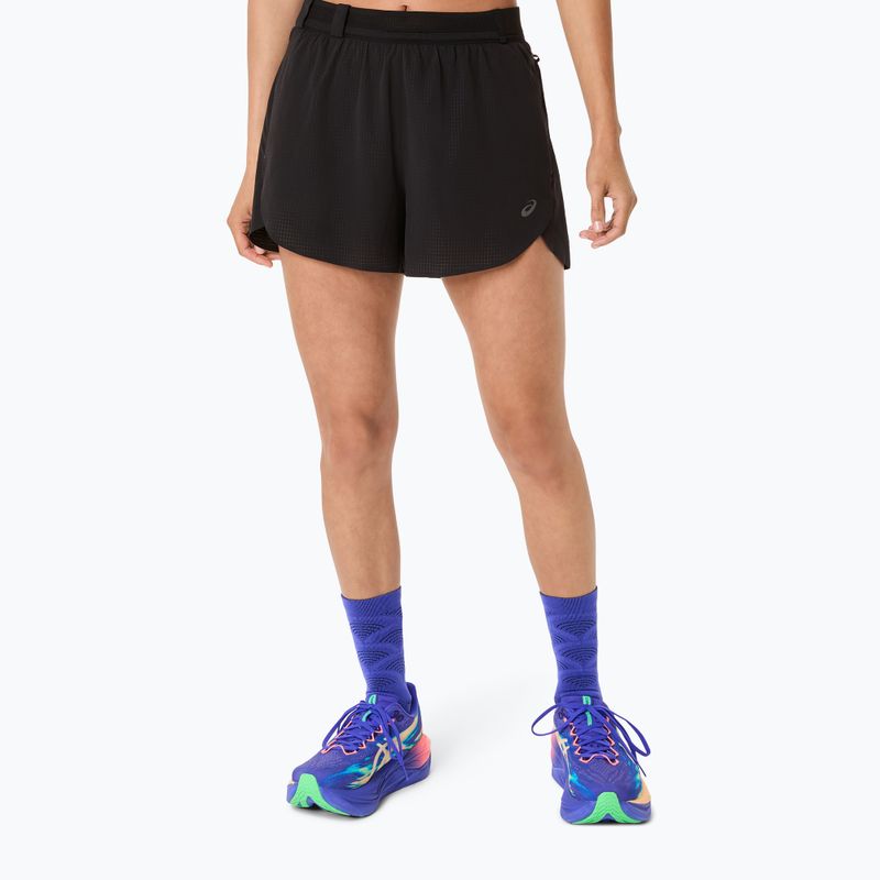 Női futóshort ASICS Metarun Split performance black