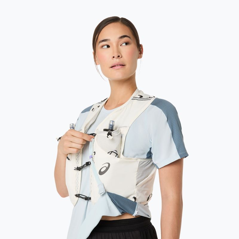 Női futópóló ASICS Fujitrail Elite Top cool grey/ironclad 8