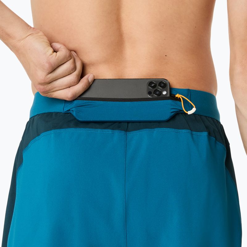Férfi futó rövidnadrág ASICS Road 7IN tranquil teal/dark teal/yamabuki 9