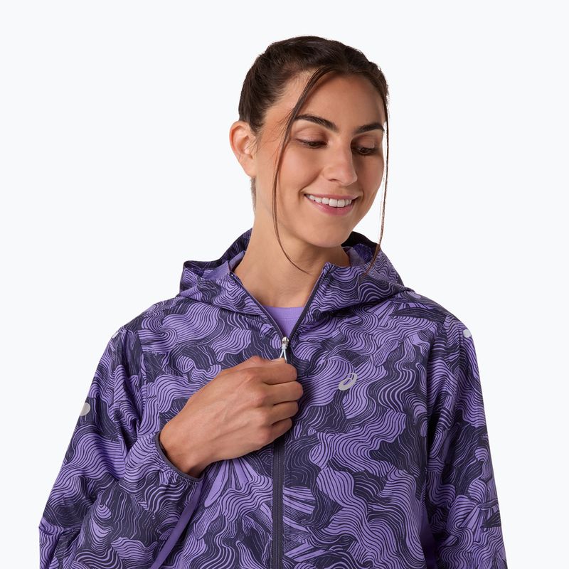 Női futódzseki ASICS Fujitrail Packable amethyst 5