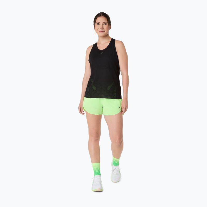 Női futóshort ASICS Metarun Split illuminate green 2