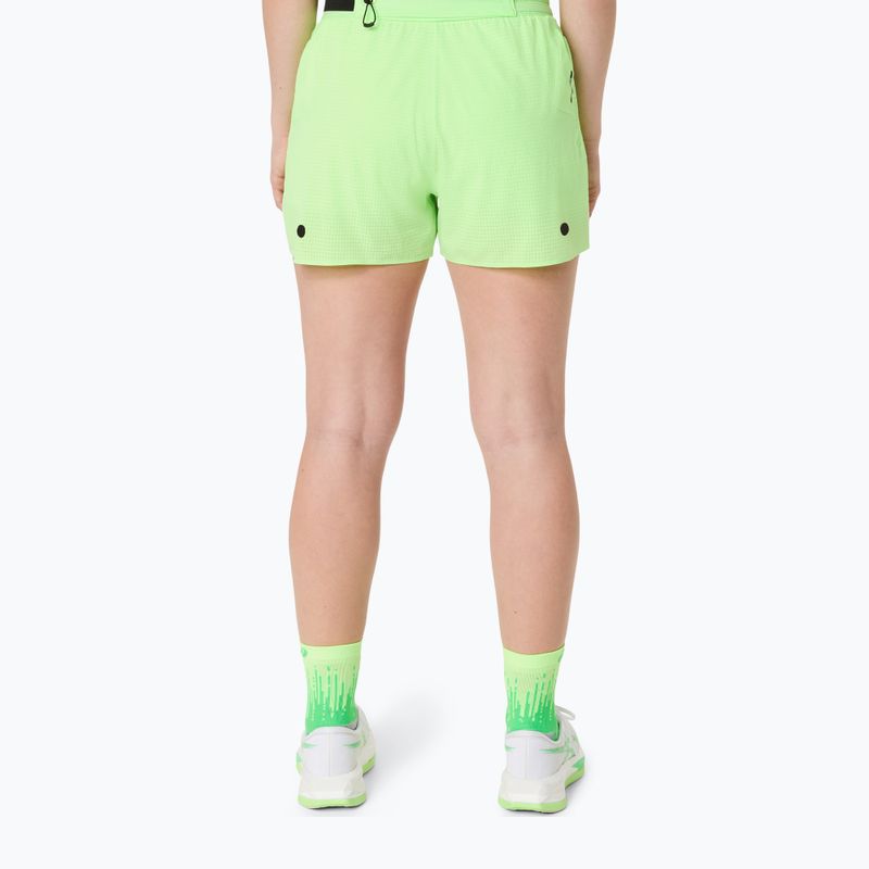 Női futóshort ASICS Metarun Split illuminate green 3