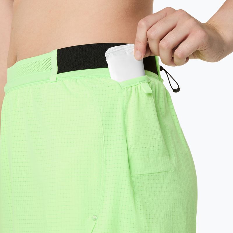 Női futóshort ASICS Metarun Split illuminate green 9