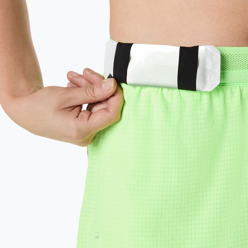 Női futóshort ASICS Metarun Split illuminate green 10