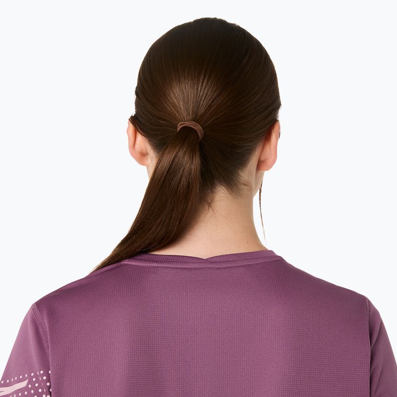 Női futópóló ASICS Icon SS velvet purple 6