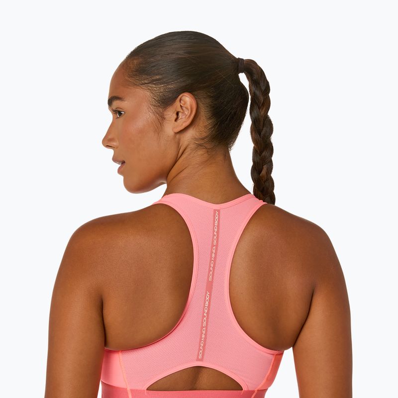 Edzőmelltartó ASICS Road Compression sun coral 6