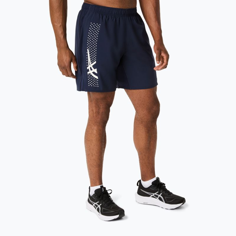 Férfi futó rövidnadrág ASICS Icon 7IN midnight/cream 4