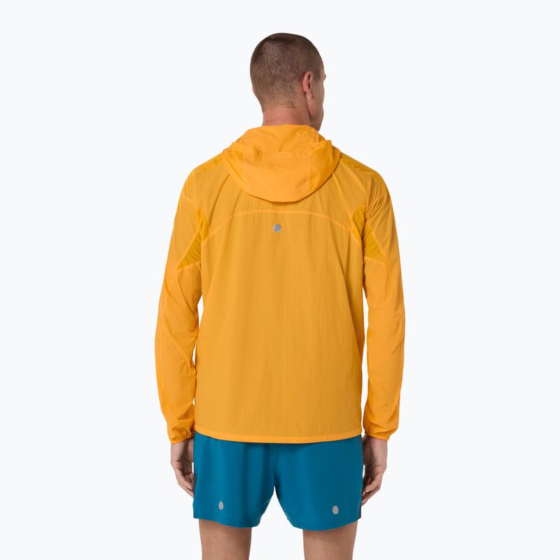 Férfi futótrikó ASICS Road All Over Print Singlet Yamabuki Yellow/Aegean Blue 3