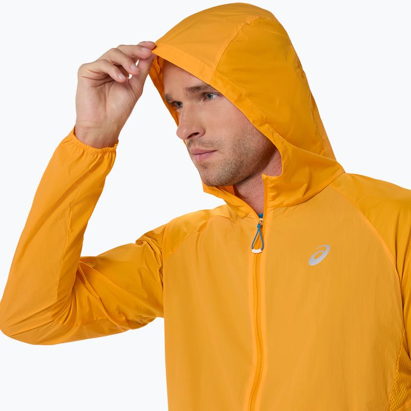 Férfi futótrikó ASICS Road All Over Print Singlet Yamabuki Yellow/Aegean Blue 7