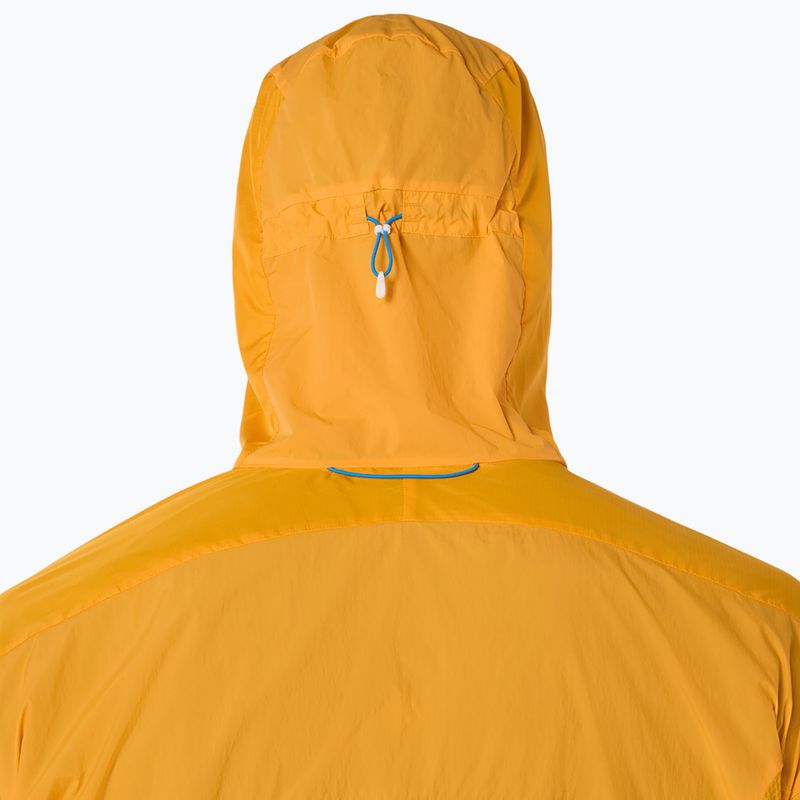 Férfi futótrikó ASICS Road All Over Print Singlet Yamabuki Yellow/Aegean Blue 8