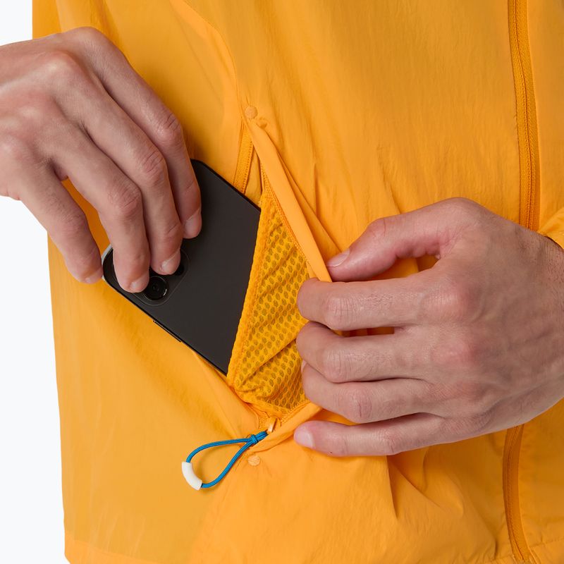 Férfi futótrikó ASICS Road All Over Print Singlet Yamabuki Yellow/Aegean Blue 10