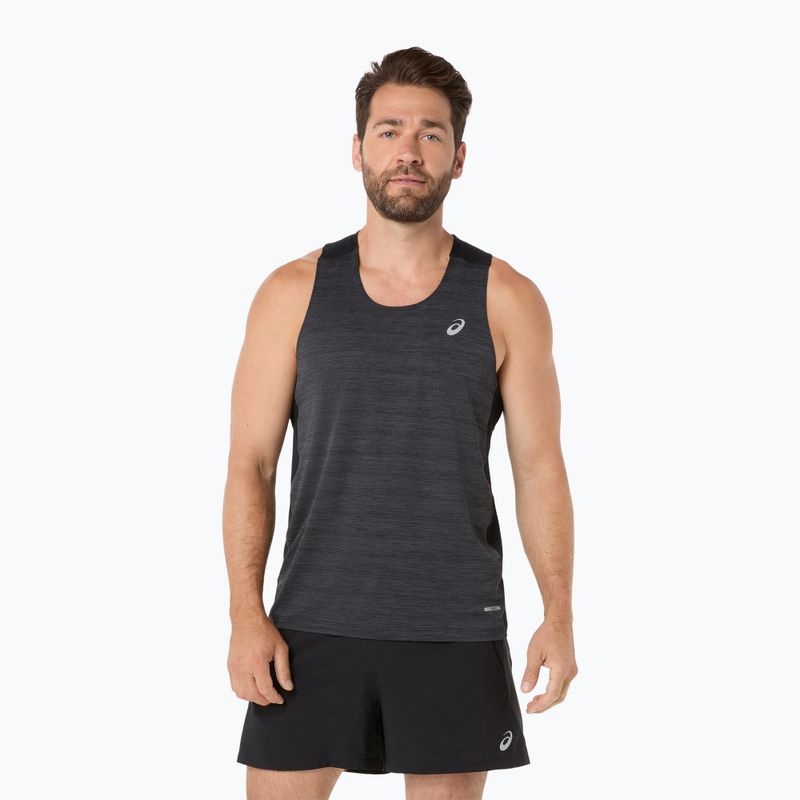 Férfi futópóló ASICS Road Singlet performance black