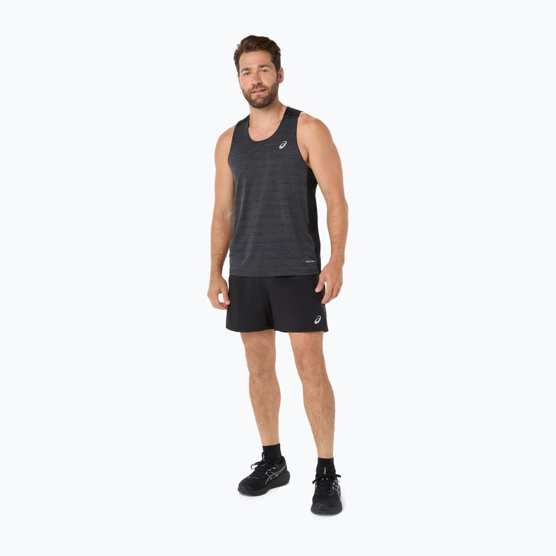 Férfi futópóló ASICS Road Singlet performance black 2