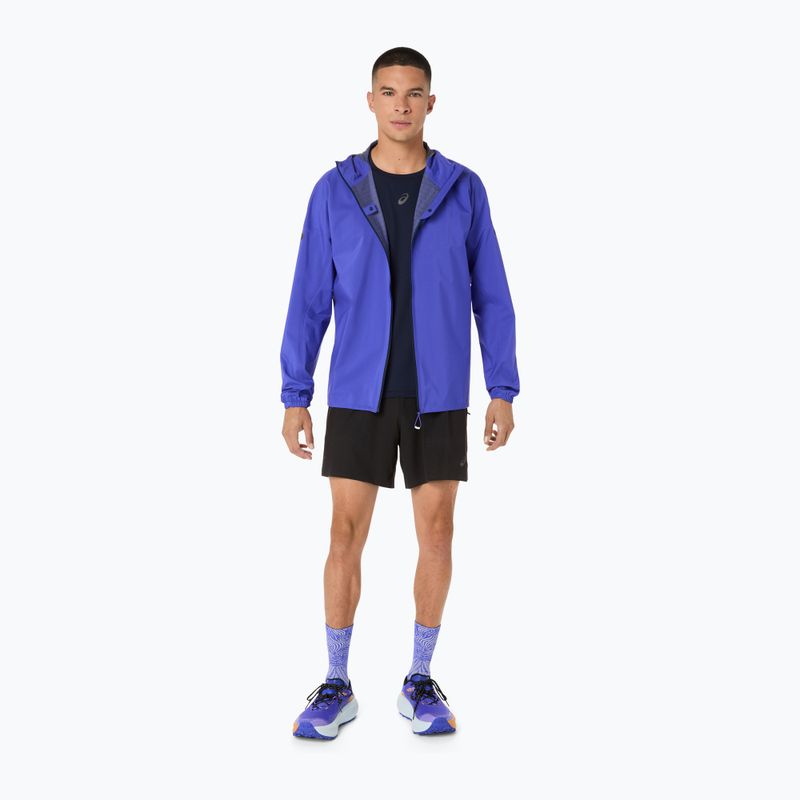Férfi futópóló ASICS Fujitrail Elite SS Top midnight/ironclad 10