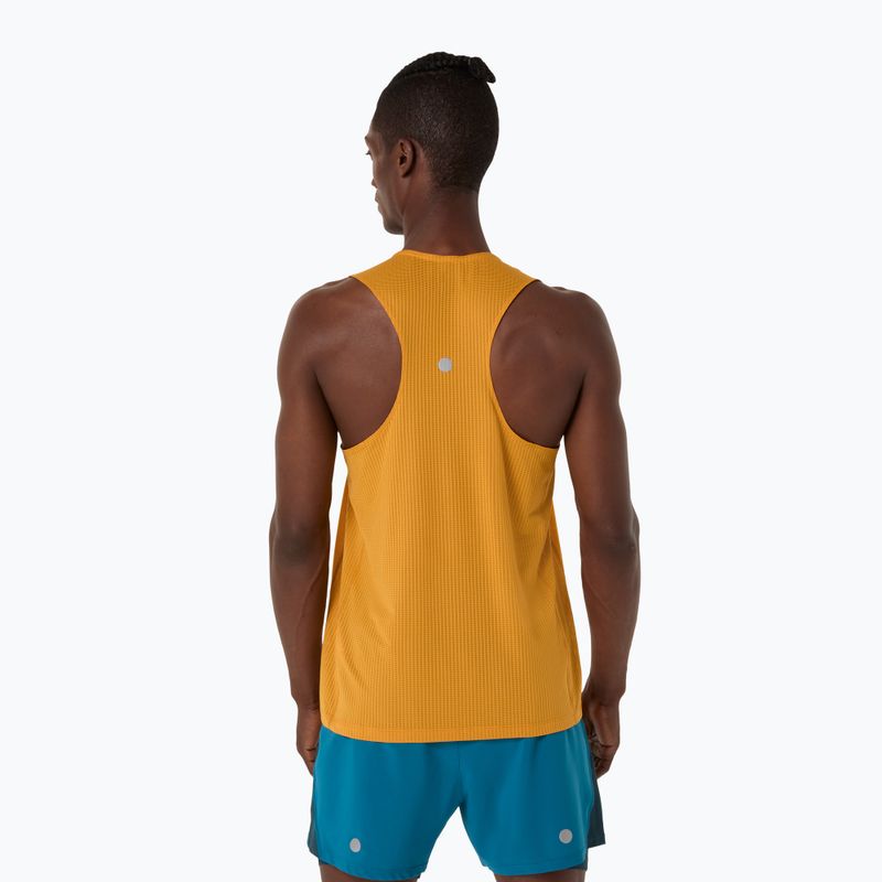 Férfi futótrikó ASICS Road Singlet golden yellow 3