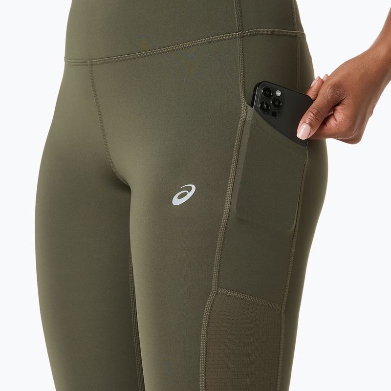 Női futó leggings ASICS Core Tight dark olive 4