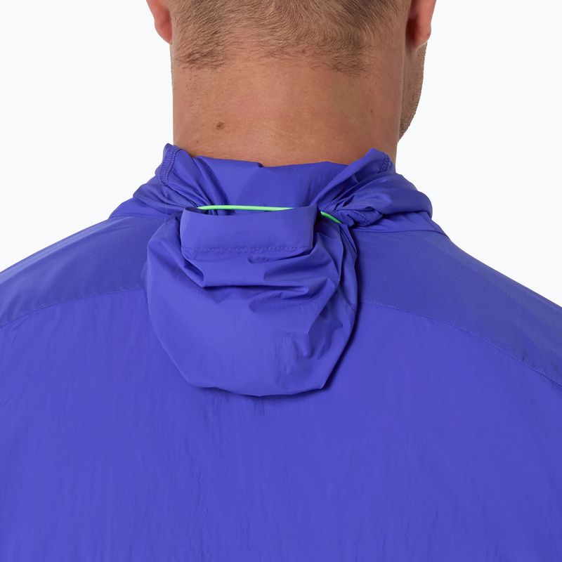 Férfi futótrikó ASICS Road All Over Print Singlet cobalt burst/illuminate green 6