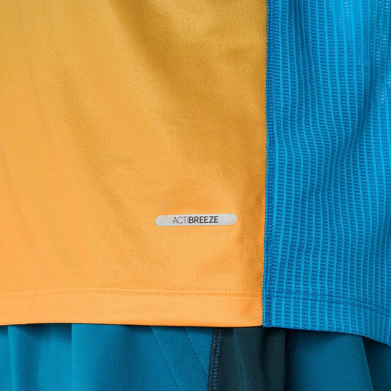 Férfi futótrikó ASICS Road Fade Singlet Aegean Blue/Yamabuki 6
