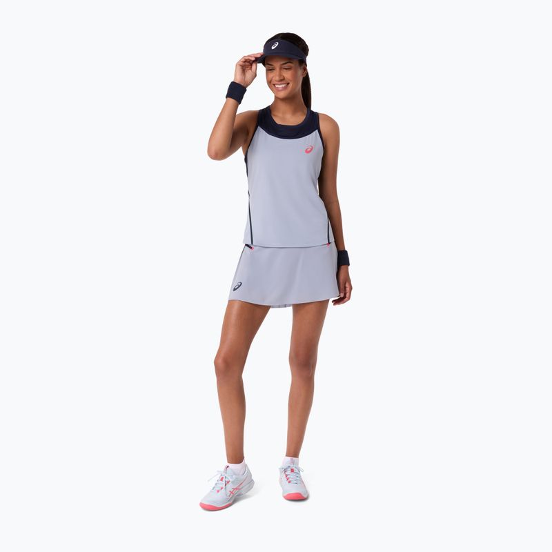 Női teniszpóló ASICS Match Tank W grey/blue 4