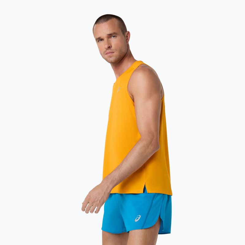 Férfi futótrikó ASICS Core Singlet golden yellow 4