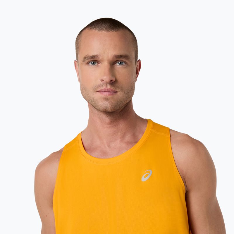 Férfi futótrikó ASICS Core Singlet golden yellow 5