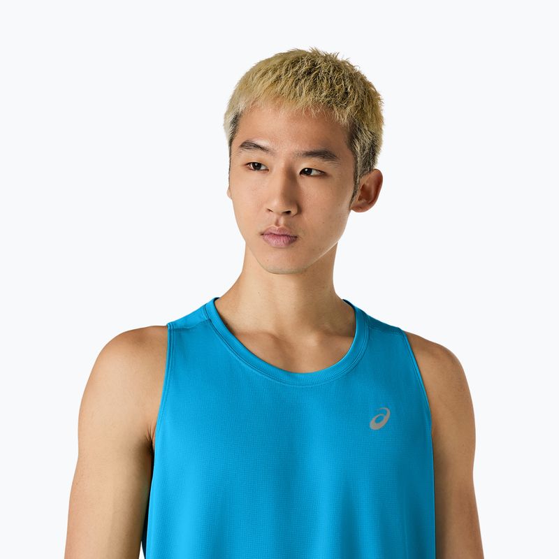 Férfi futótrikó ASICS Core Singlet Aegean Blue 5