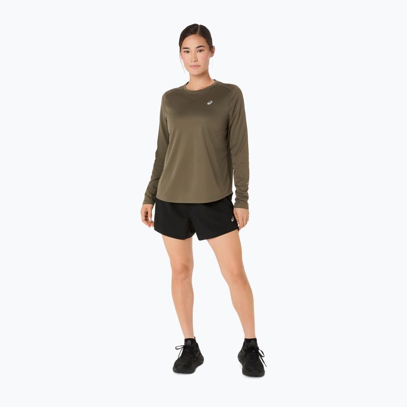 Női hosszú ujjú futó felső ASICS Core LS Top dark olive 2
