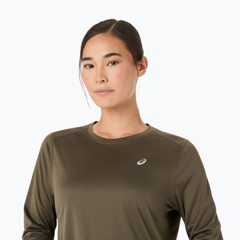 Női hosszú ujjú futó felső ASICS Core LS Top dark olive 5