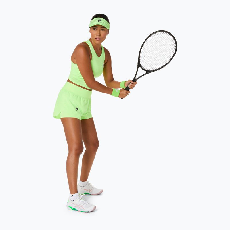 Női tenisz rövidnadrág ASICS Match Laser Cut W illuminate green 2