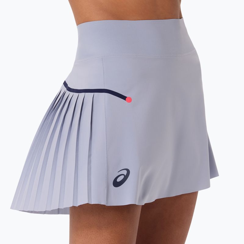 Teniszszoknya ASICS Match Pleat grey/blue 6