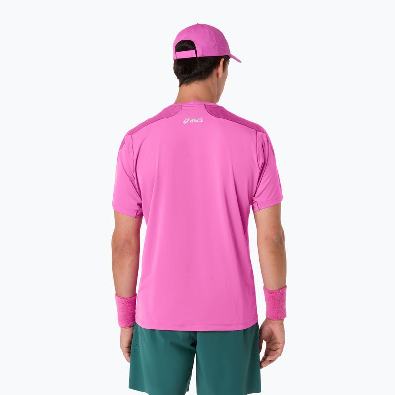Férfi teniszpóló ASICS Match Jacquard Digital Sakura 3