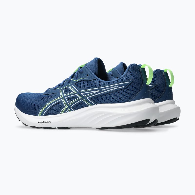 Férfi futócipő ASICS Gel-Contend 9 twilight blue/illuminate green 4