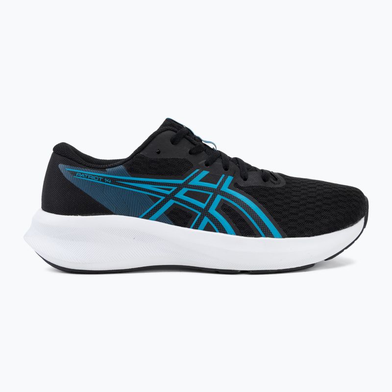 Férfi futócipő ASICS Patriot 14 black/aegean blue 2