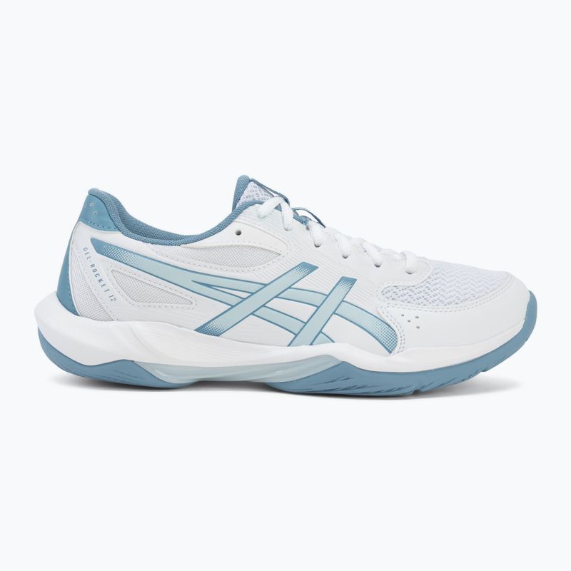 Férfi röplabda cipő ASICS Gel-Rocket 12 lichen rock/tranquil teal 2