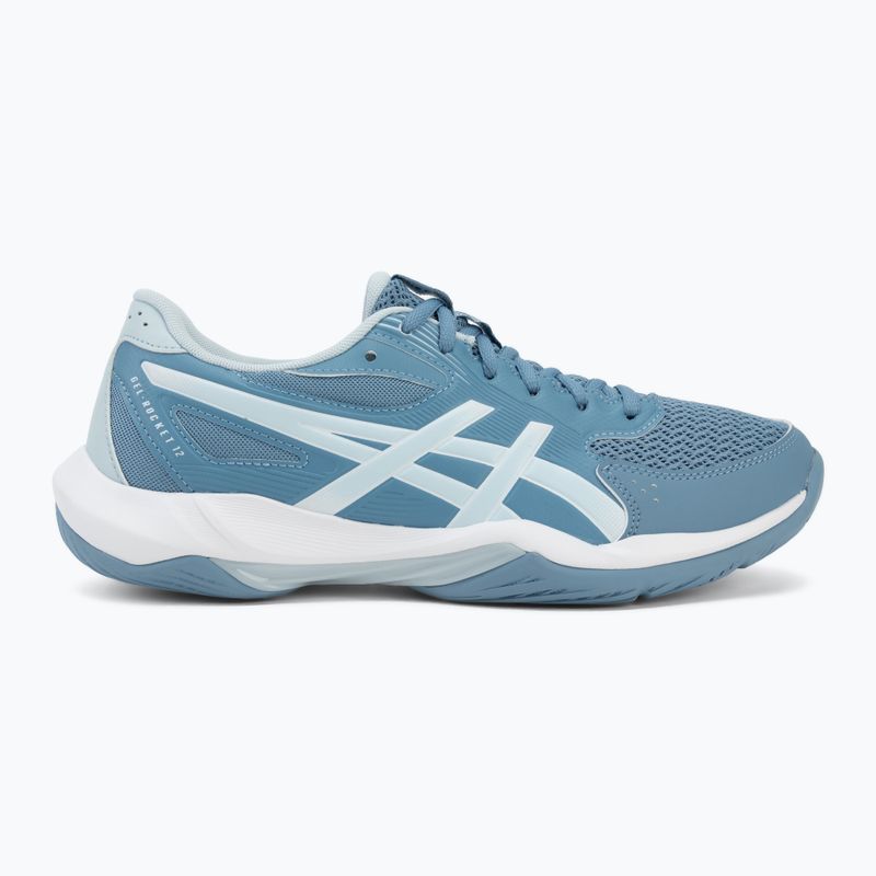 Férfi röplabdacipő ASICS Gel-Rocket 12 lichen rock/tranquil teal 2