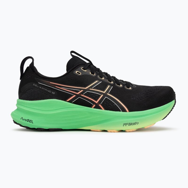 Férfi futócipő ASICS Gel-Kayano 32 black/vital green 2
