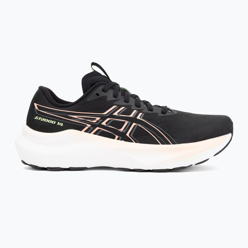 Női futócipők Asics GT-2000 14 black/sun coral 2