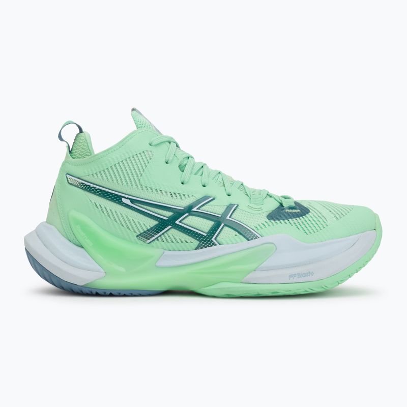 Férfi röplabda cipő ASICS Metarise 2 menthol/saba blue 2