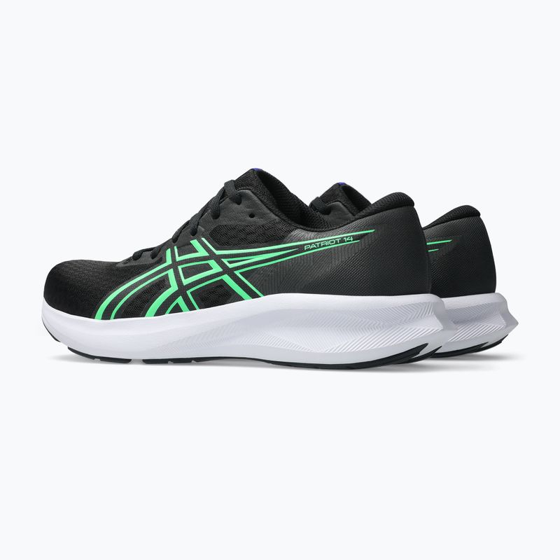 Férfi futócipő ASICS Patriot 14 black/vital green 4