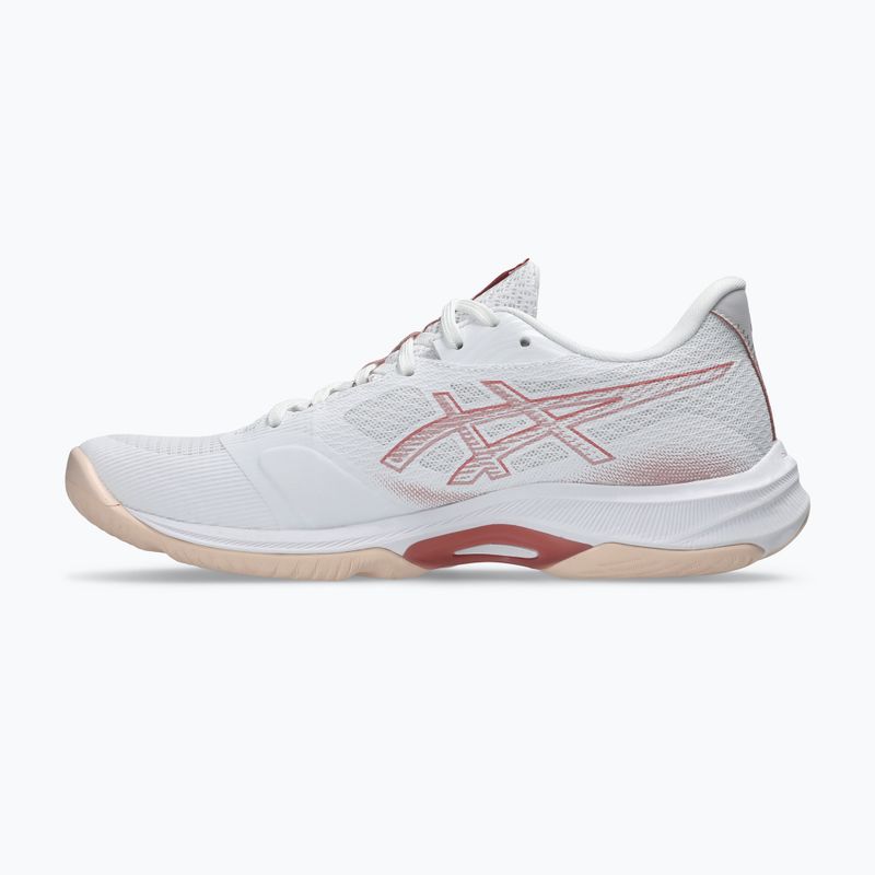 Női röplabdacipő ASICS Netburner Ballistic FF 4 White/Rose Red 9