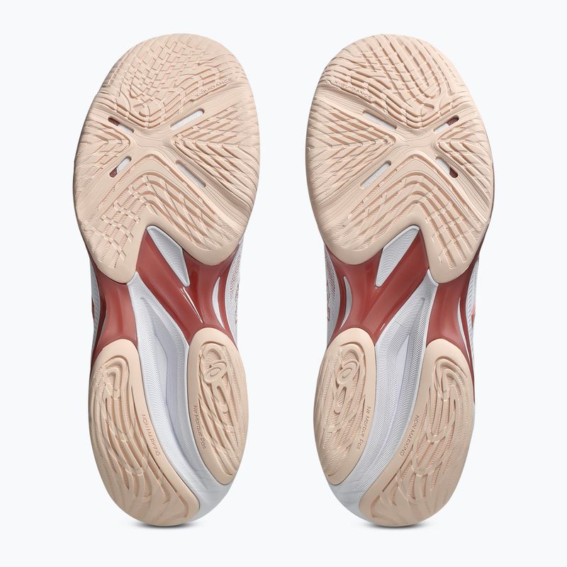 Női röplabdacipő ASICS Netburner Ballistic FF 4 White/Rose Red 14