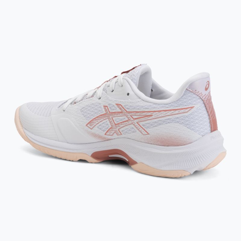 Női röplabdacipő ASICS Netburner Ballistic FF 4 White/Rose Red 3